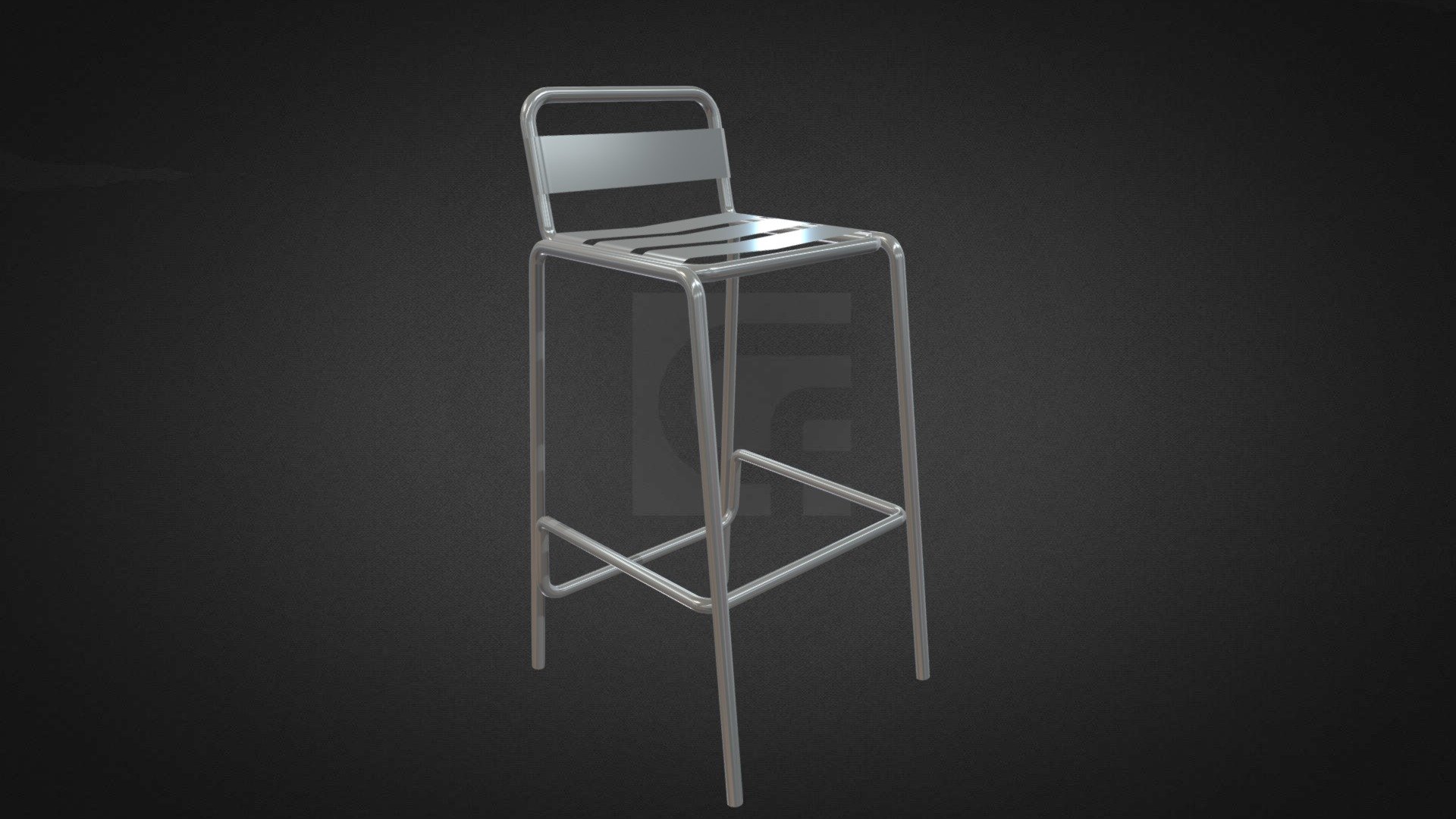Aluminium Stool Hire — Sketchfab embed 3D viewer