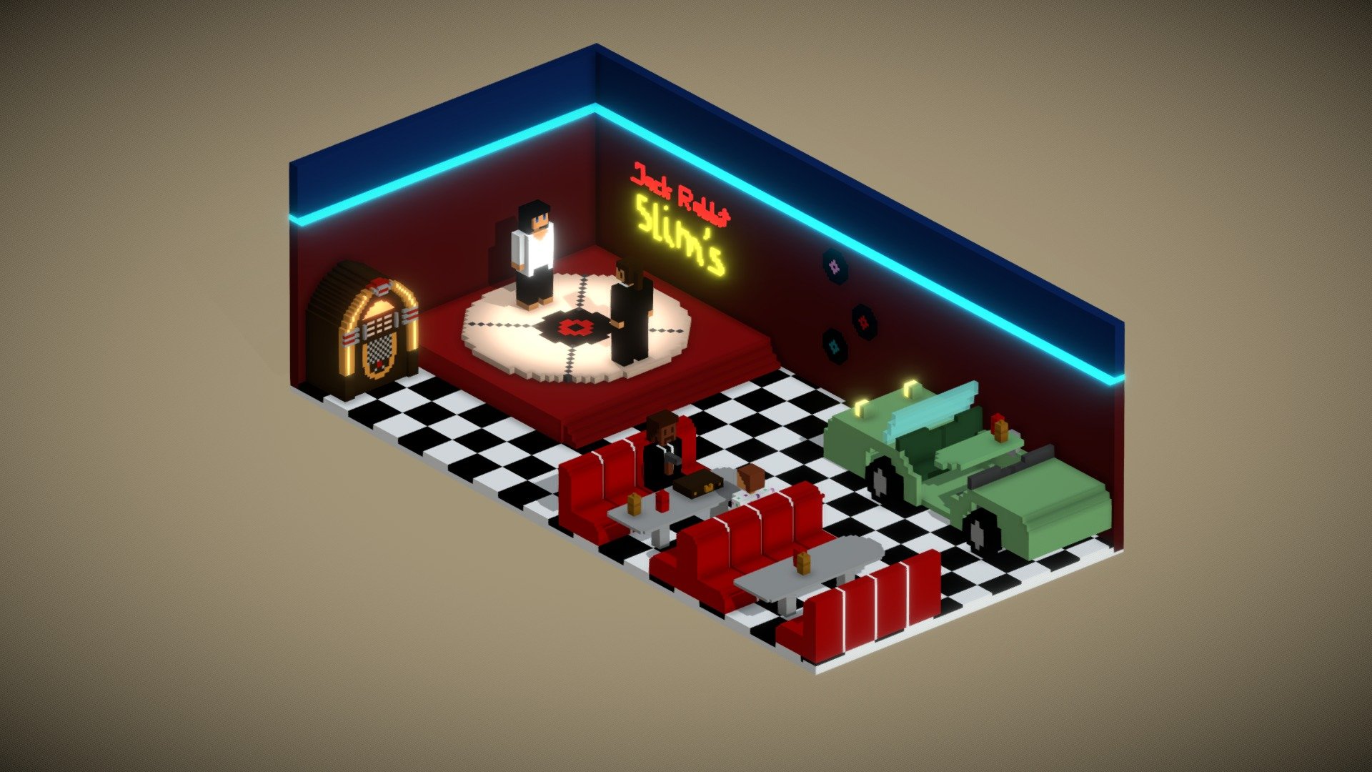 Pulp fiction - Voxel