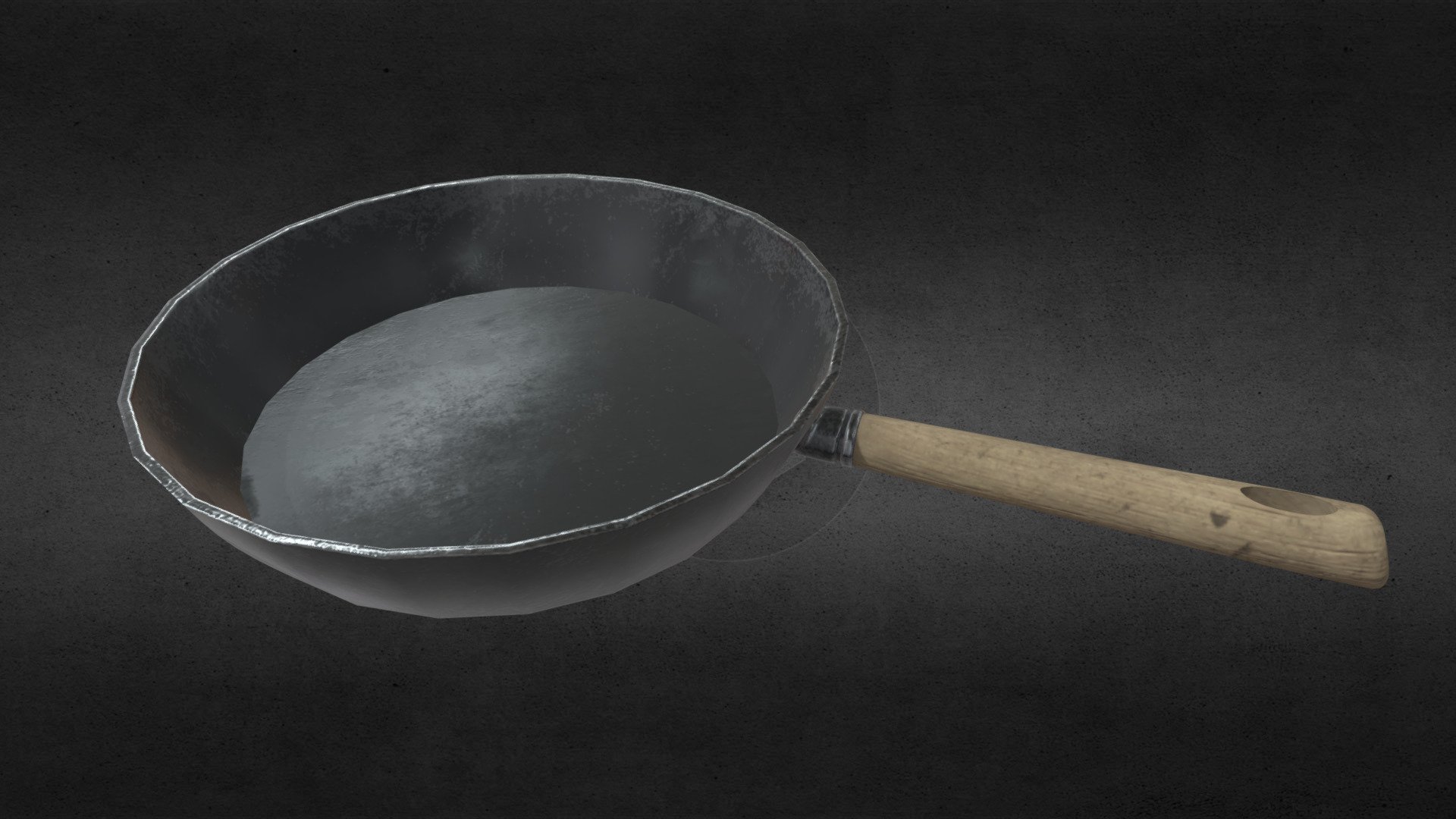 Steel Black Pan - Download Free 3D model by Dr_Kryzel [0e1253b] - Sketchfab