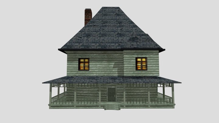 Monster House from Cutscenes 3D Model