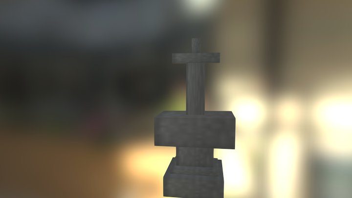 Sword in Anvil 3D Model