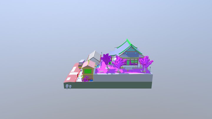 CityScene test 3D Model