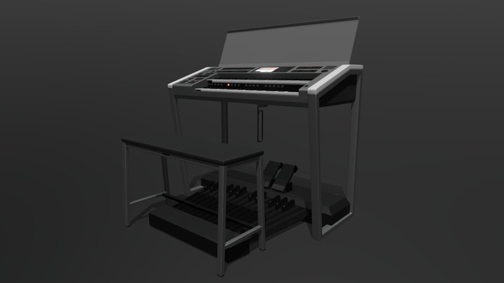 Yamaha Electone STAGEA ELS-02X 3D Model