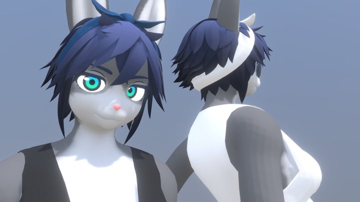 RABBIT GIRL 3D Model