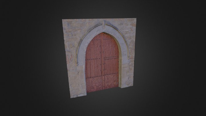 Puerta Santa Maria OBJ 3D Model