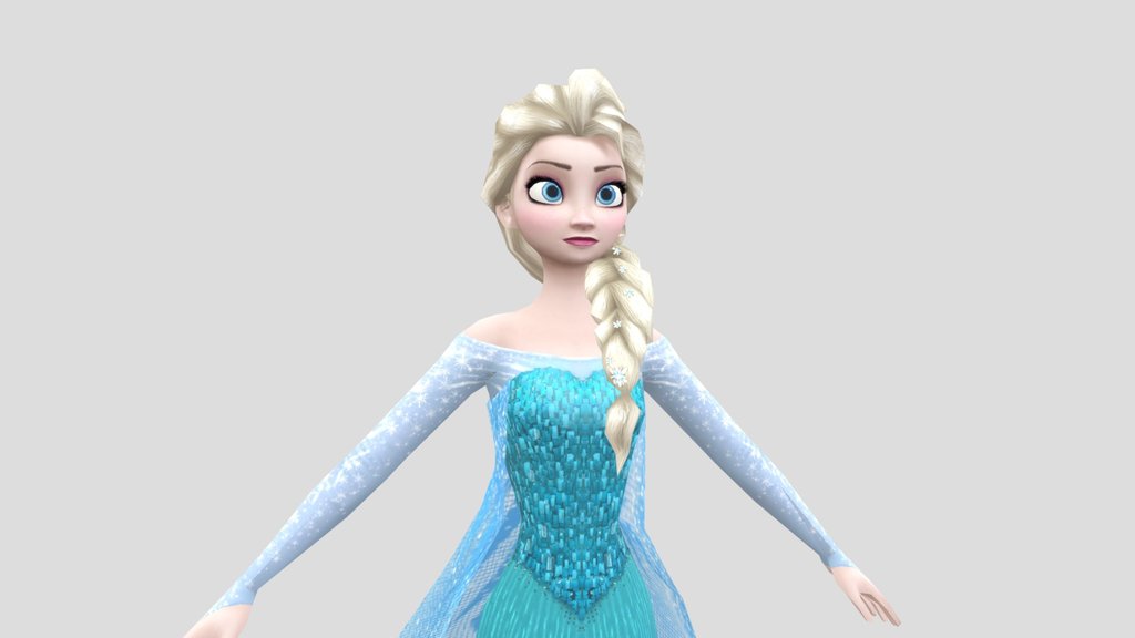 Ice Elsa By 0-0- Alice-0-0 (with rig)