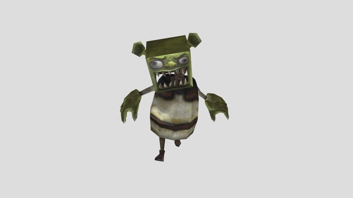 Shrek Mascot 3D Model