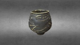 Roman Barbotine Beaker