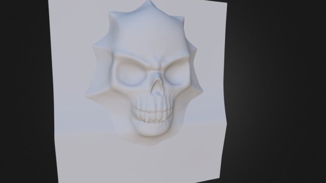 Skull With Cut Back