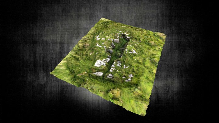 North Cairn Holm Of Papay 3D Model