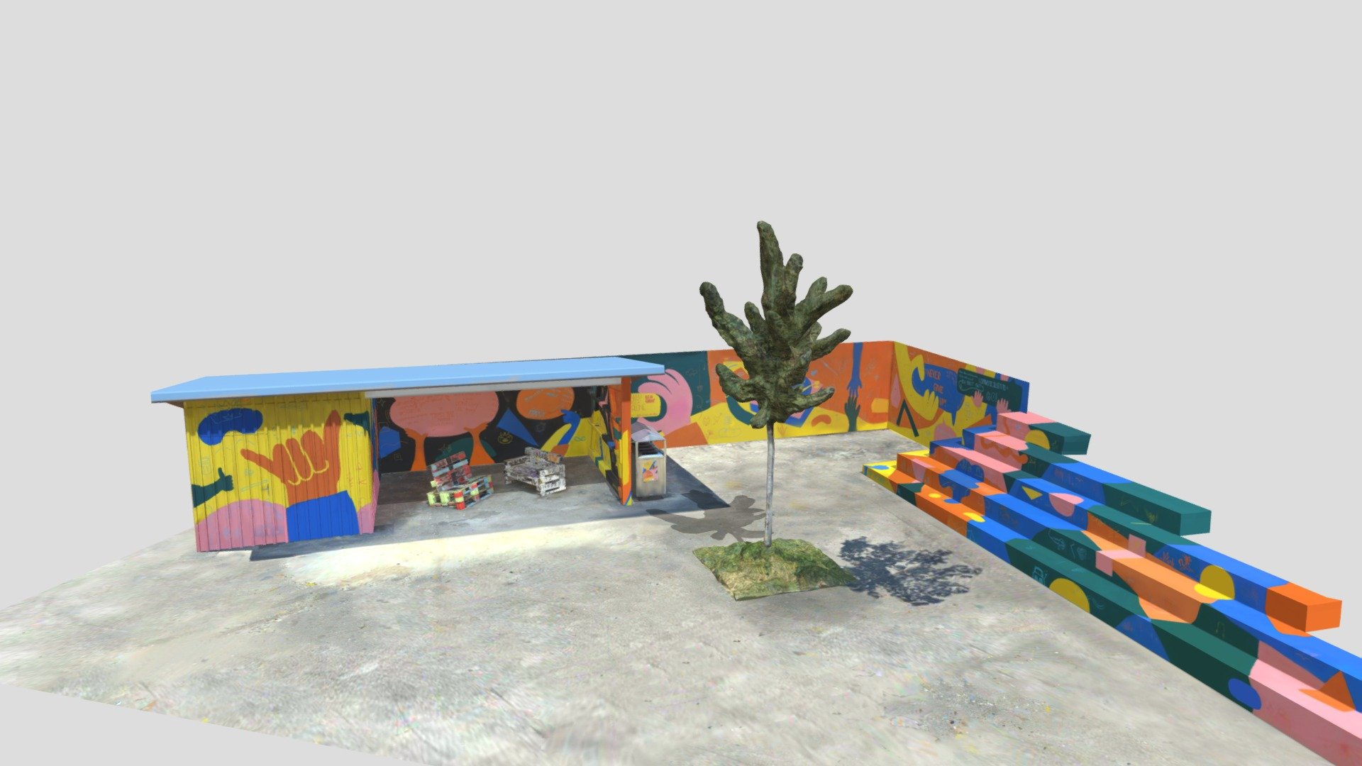  20GI Frauenfeld – Streetartfestival 2023 - Download Free 3D model by Illustration 