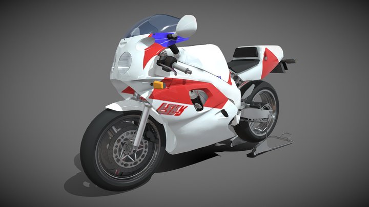 Yamaha FZR 750 R 3D Model
