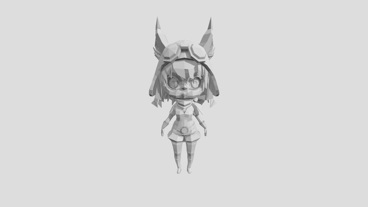 Chibi_fox 3D Model