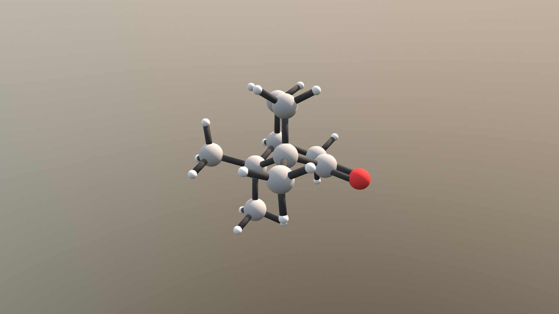 3D model S-camphor – synthetic - This is a 3D model of the S-camphor - synthetic. The 3D model is about a drone flying in the sky.