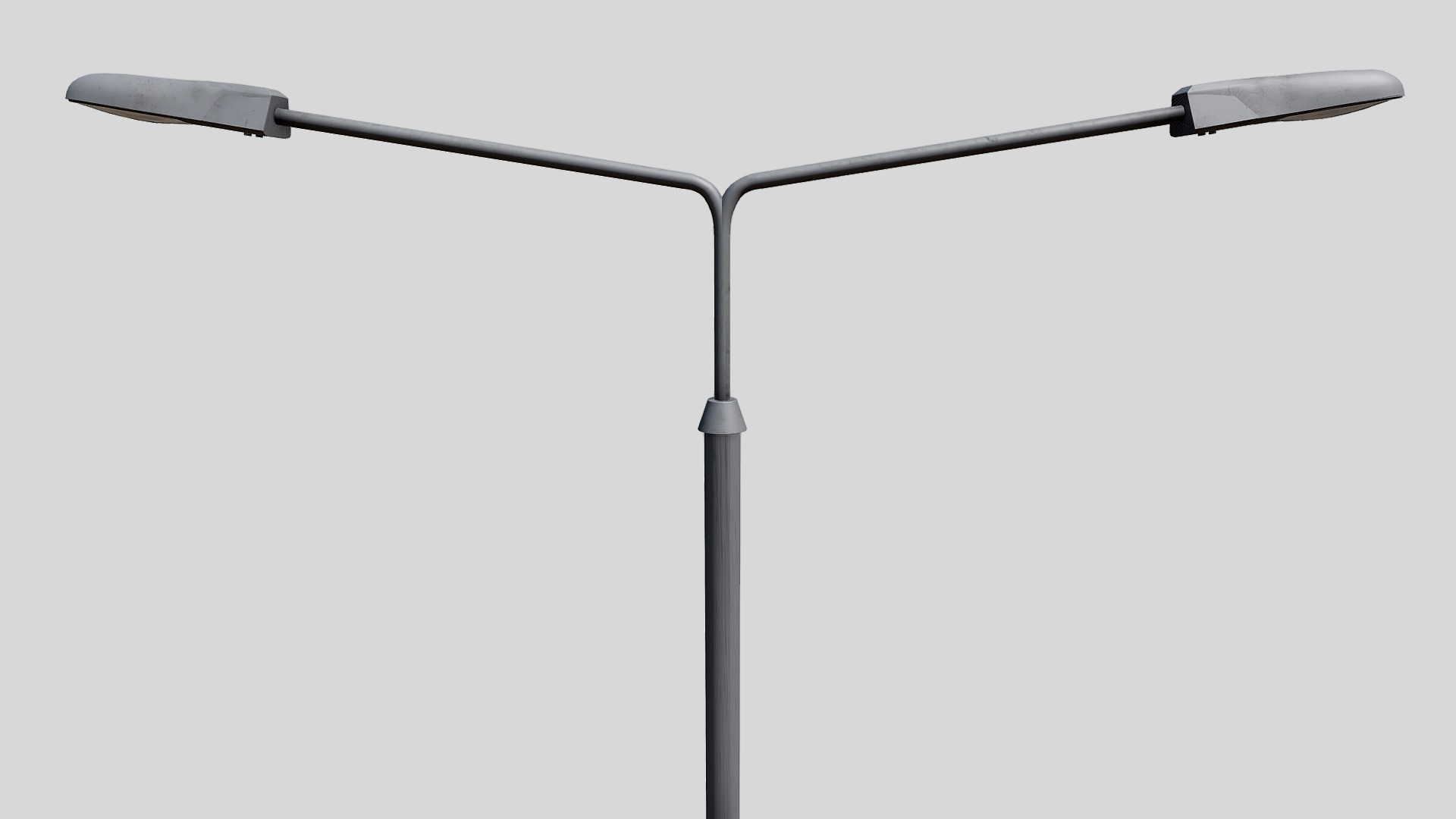 3D model Lamp Post – Metal 8 (street lights) - This is a 3D model of the Lamp Post - Metal 8 (street lights). The 3D model is about shape.