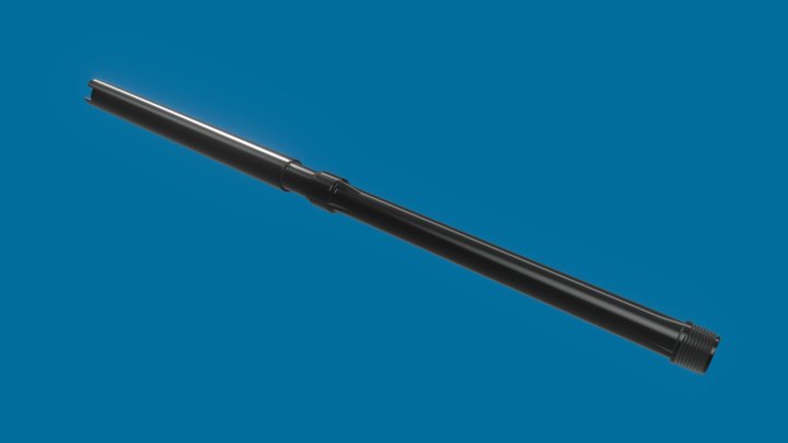 New Suction Pipe Triple Seal Technology 3D Model
