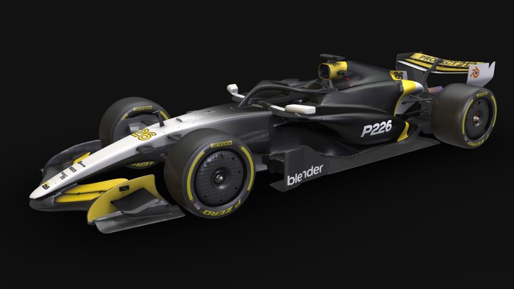 F1 P226 - 2026 FIA Formula 1 concept 3D Model