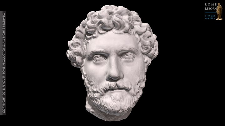 3D rendering of Roman Male