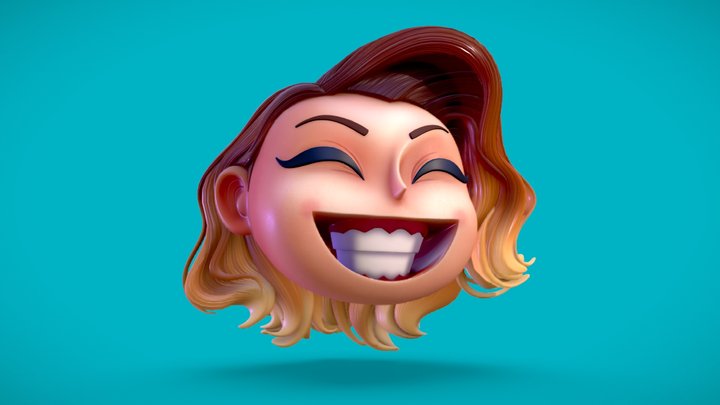 Goofy Grin 3D Model