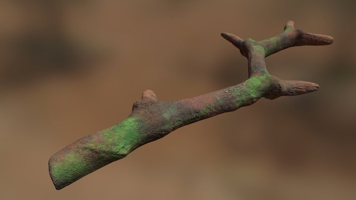 GART DR STICK 01 TEXTURED 3D Model