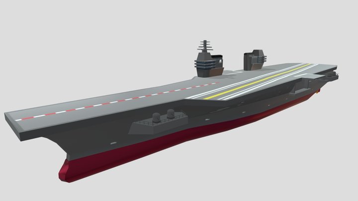 First Aircraft Carrier (In 2022 early-summer) 3D Model