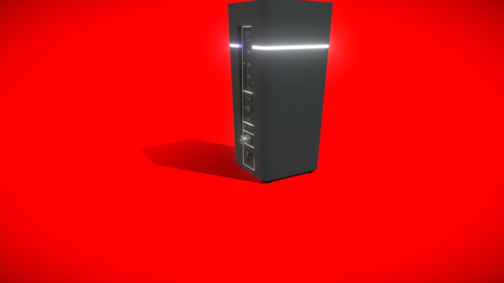 Virgin Media Hub 4 3D Model