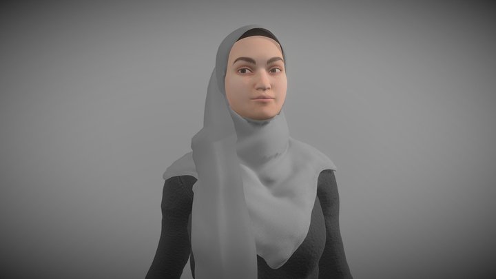 Indonesian Woman 1 3D Model