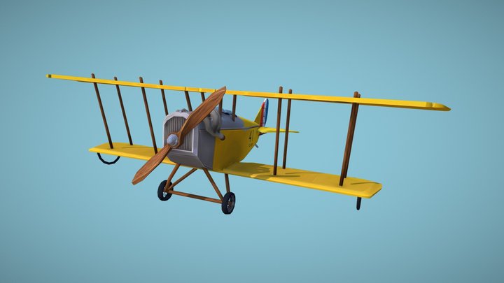 Stylized Plane 3D Model