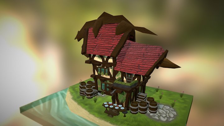 Ol'Drunk Ness 3D Model