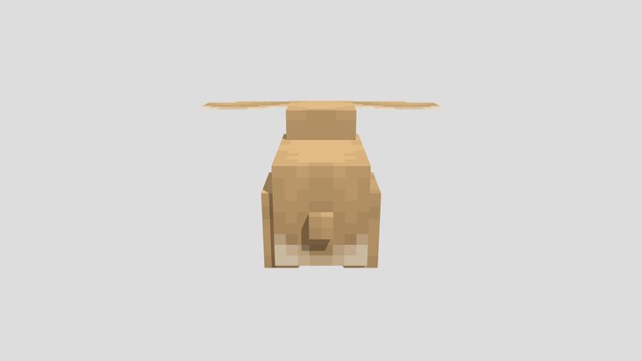 Brown Bunny 3D Model