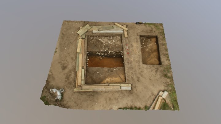 West Site (31CK22) 2019 Excavations 3D Model