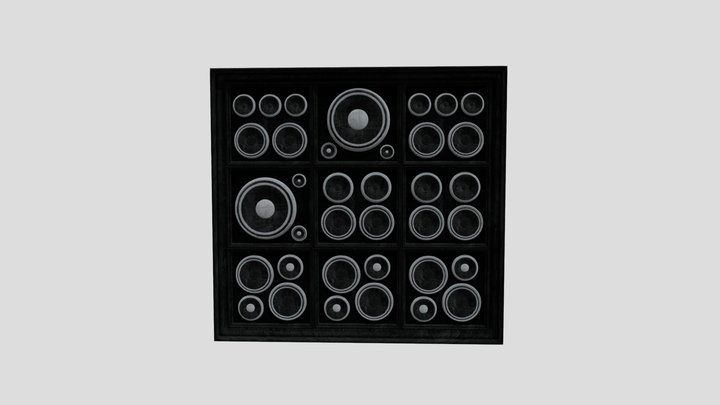 Titan Tvman Speaker 3D Model