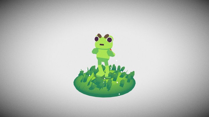 Adventure Toad 3D Model