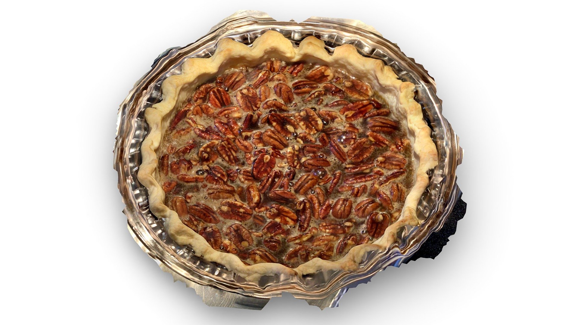 Uncooked Pecan Pie
