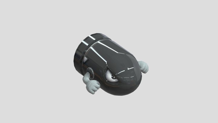 Bullet Bill 3D Model