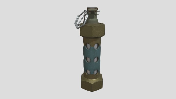 Flashbang / Stun Grenade - 4K Texture Work 3D Model