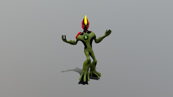 Swampfire – Ben 10: Alien Force 3D Model