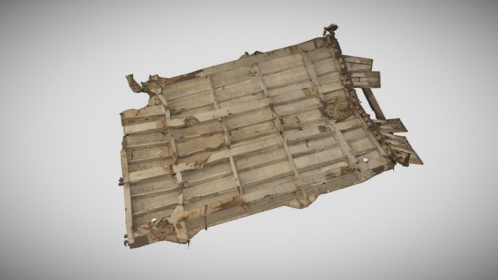Recovered bow ramp of the ferry Estonia 3D Model