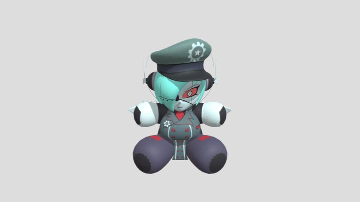 Commissar-chan Plushy 3D Model