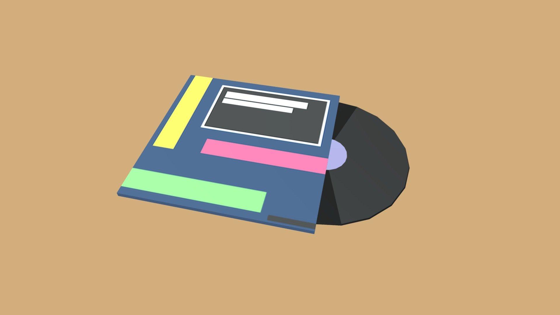 Vinyl Record with Custom Album