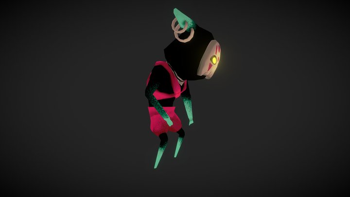 Enemy for  a game 3D Model