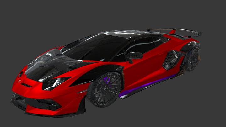 LAMBORGHINI AVENTADOR LP 770-4 SVJ 3D Model