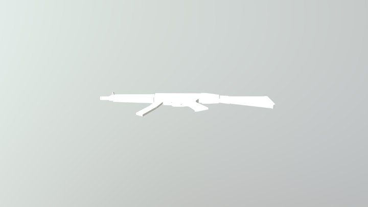 MP5 Low Poly Project V1 3D Model
