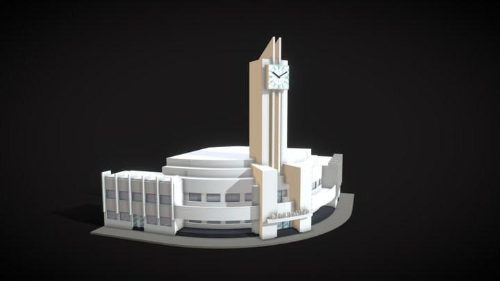 Municipalidad A. Gonzales Chaves - Salamone 3D Model