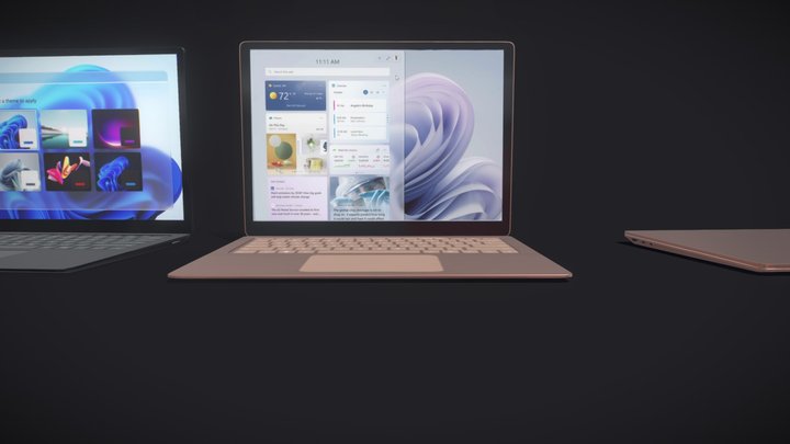 Microsoft Surface Laptop 3D Model