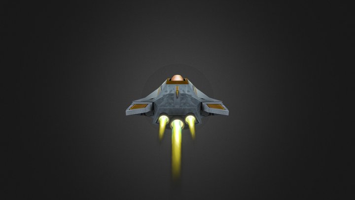 spaceship test 3D Model