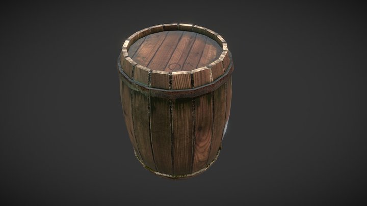 Barrel 3D Model