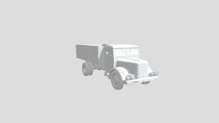 Csepel D344 no texture – Modello 3D gratuito STL
