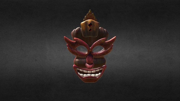 Mascara Tiki 3D Model