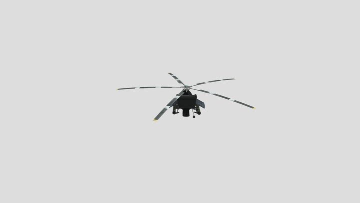 Helicopter Skibidi Toilet 3D Model